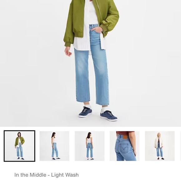 COPY - Levi’s straight ankle ribcage jeans - Picture 4 of 5